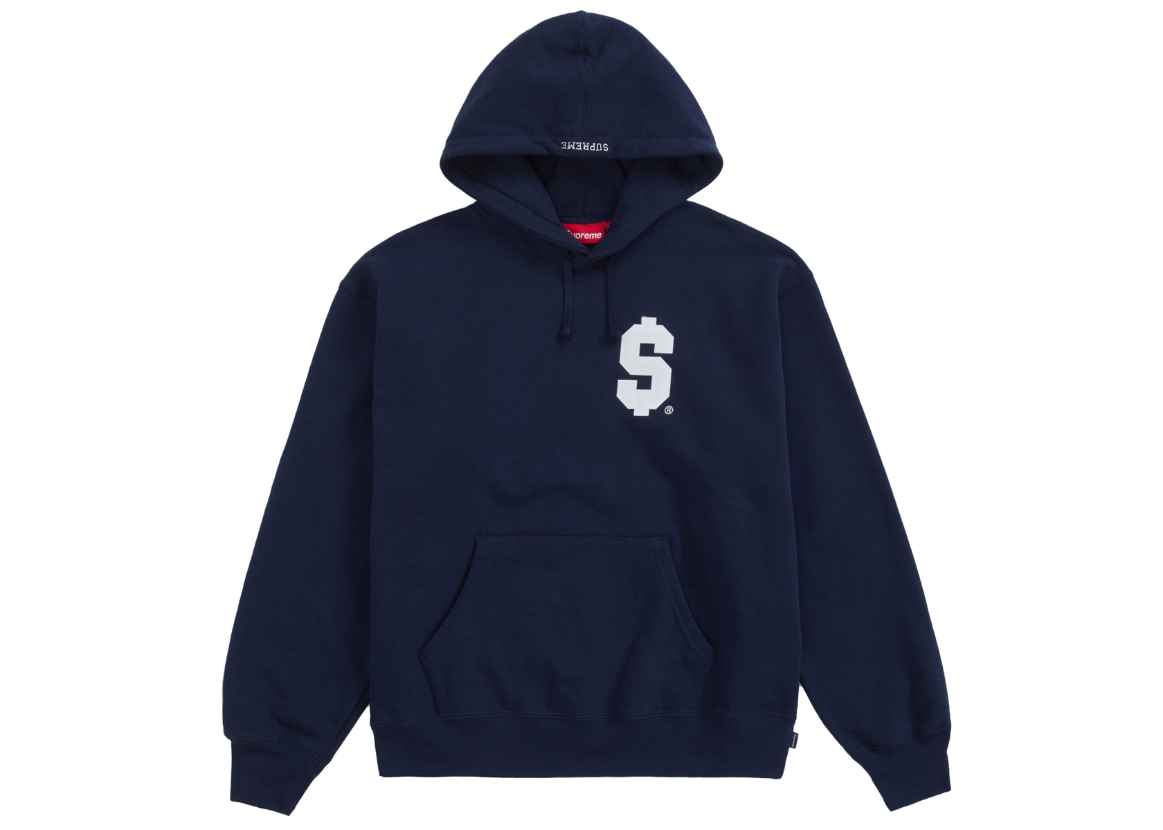 Supreme $ Hooded Sweatshirt Navy Men's - SS24 - US