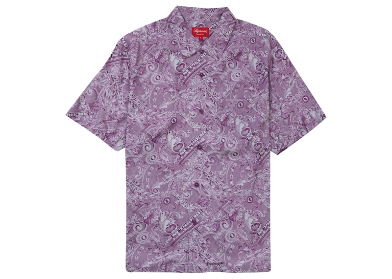 Supreme Dollar S/S Shirt Purple メンズ - SS23 - JP