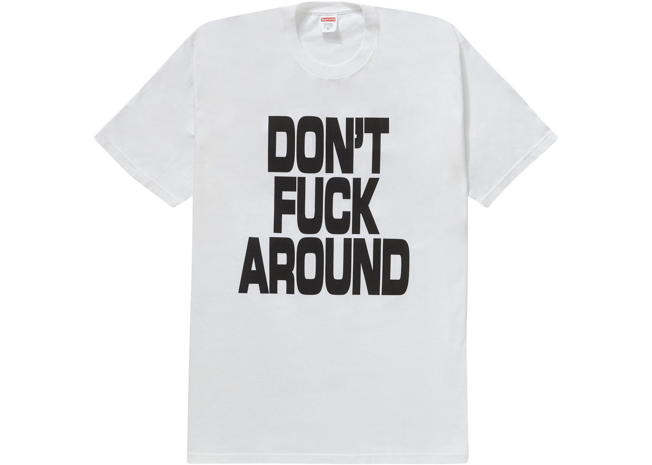 Supreme Don't Fuck Around Tee Tシャツ - Tシャツ/カットソー(半袖/袖 ...