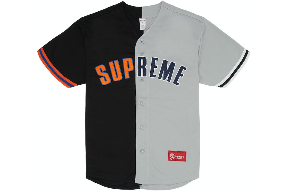 supreme yankees baseball jersey