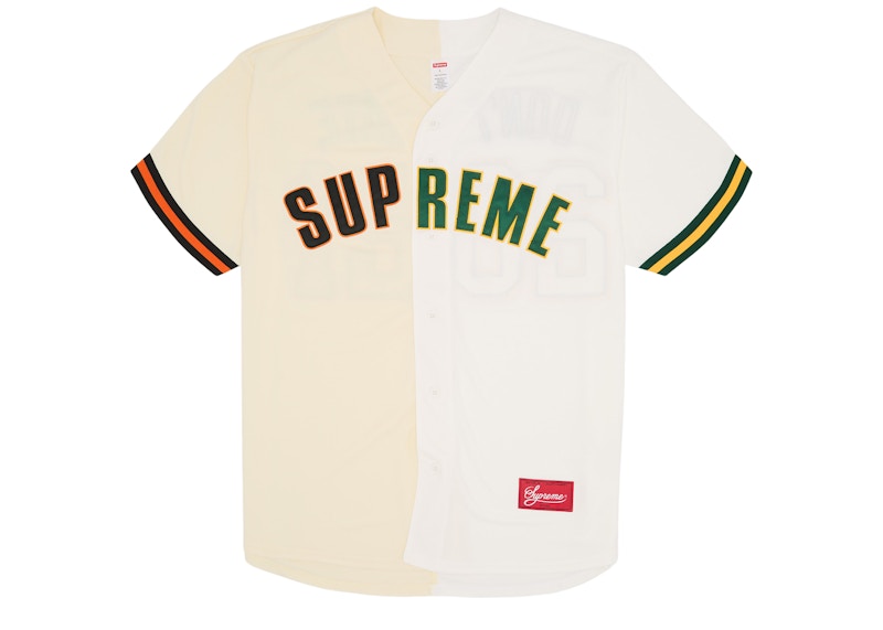 Supreme Don't Hate Baseball Jersey Natural