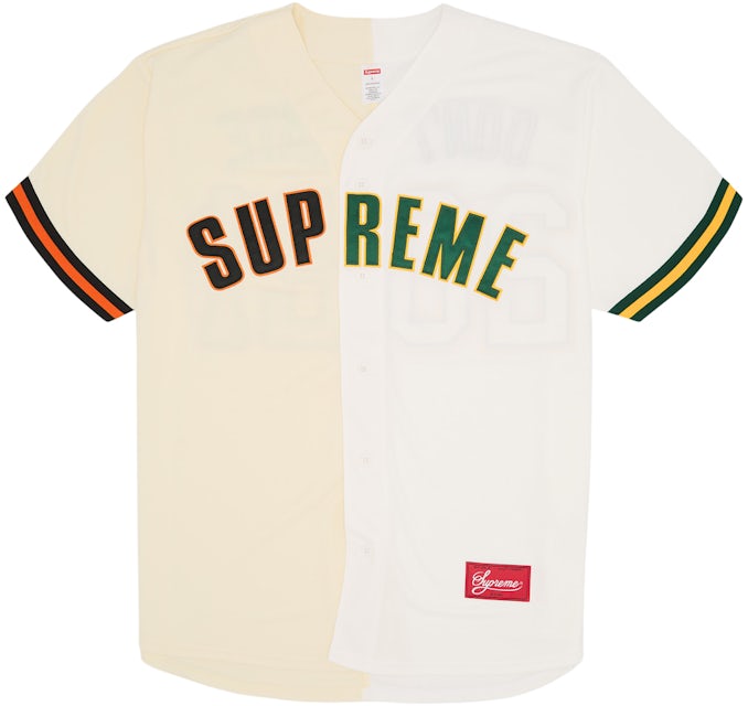 Supreme Red Rum Baseball Jersey Dark Green