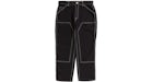 Supreme Double Knee Canvas Painter Pant Black