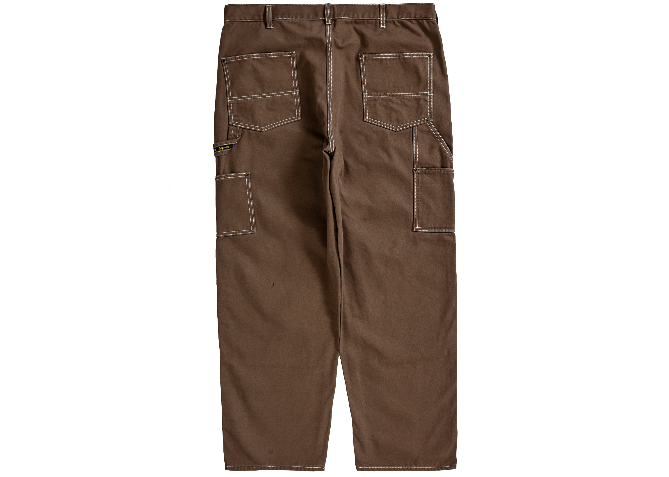 Supreme Double Knee Canvas Painter Pant Brown Men's - SS22 - GB