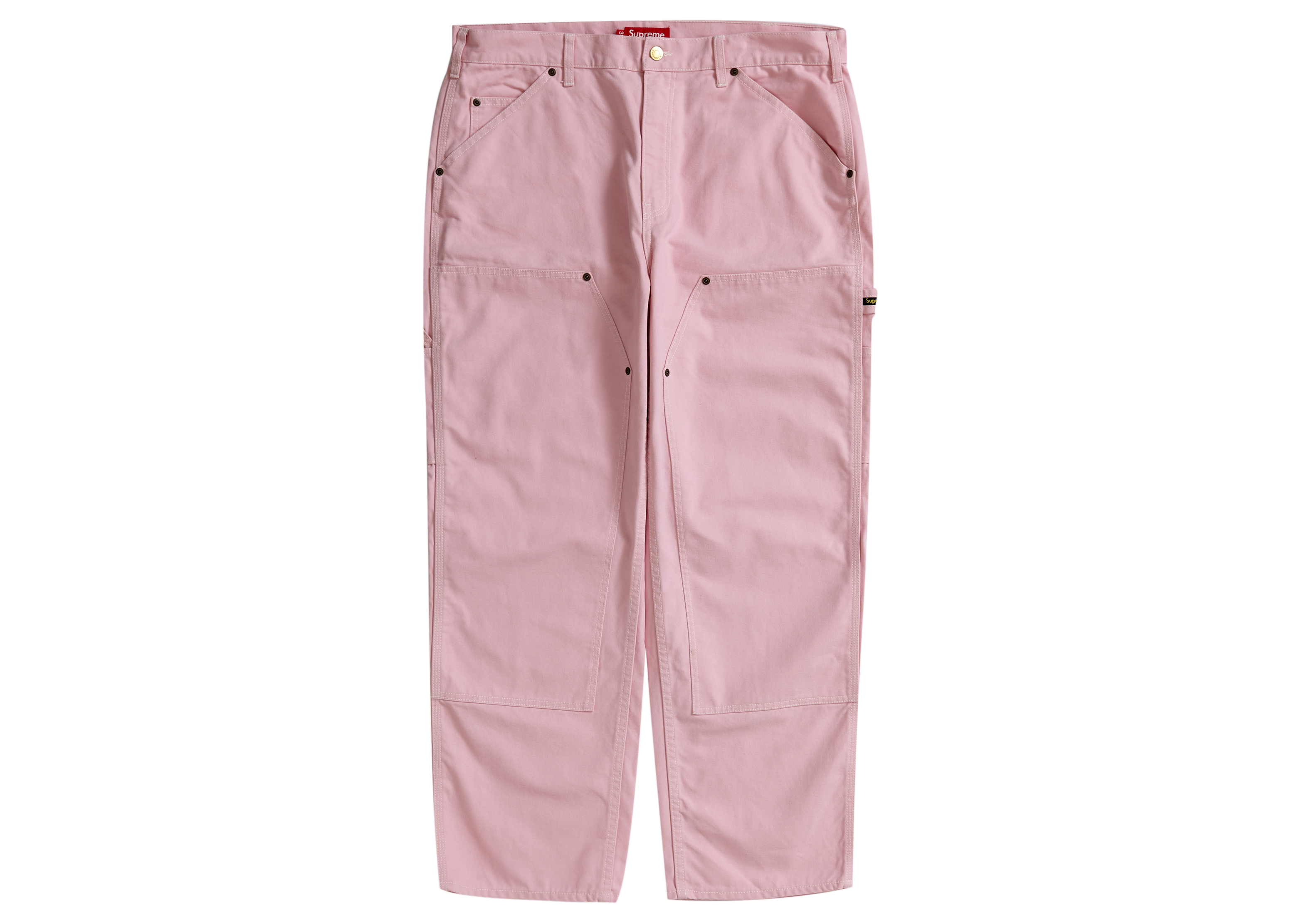 Supreme Double Knee Canvas Painter Pant Pale Pink - SS22 Hombre - US