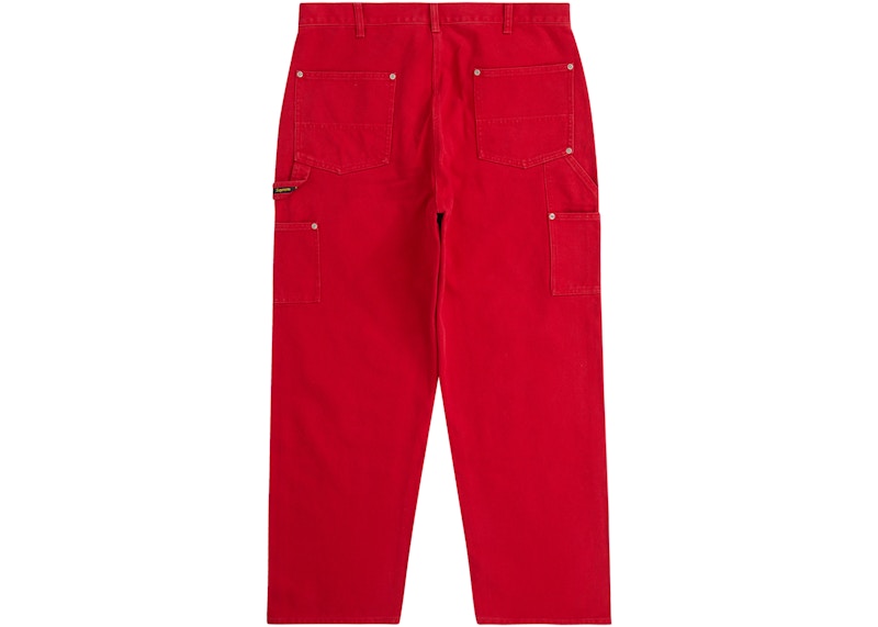 Supreme Double Knee Painter Pant (SS23) Red Men's - SS23 - US