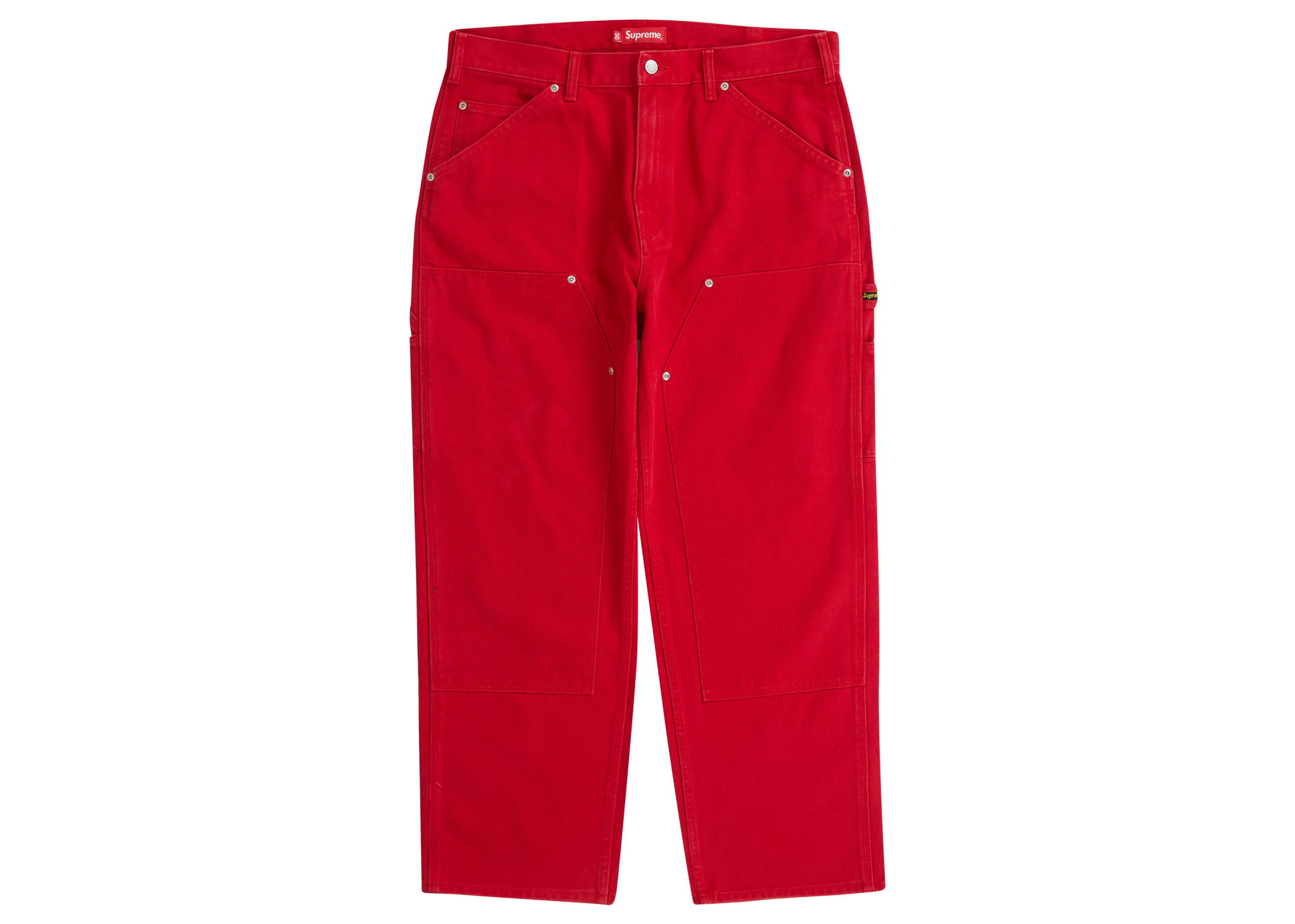 Supreme Double Knee Painter Pant (SS23) Red