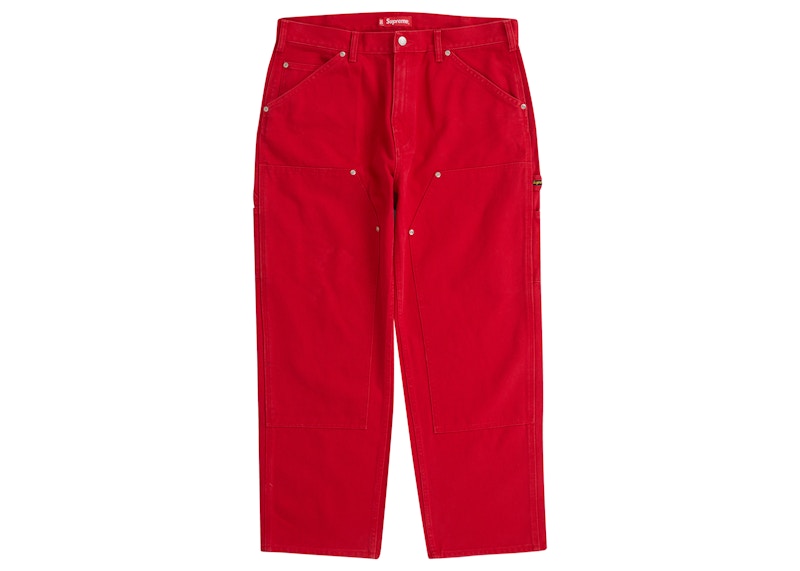 Supreme Double Knee Painter Pant (SS23) Red - SS23 Men's - US