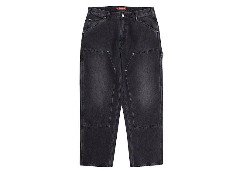 Supreme Double Knee Painter Pant (SS23) Washed Black 男士- SS23 - TW