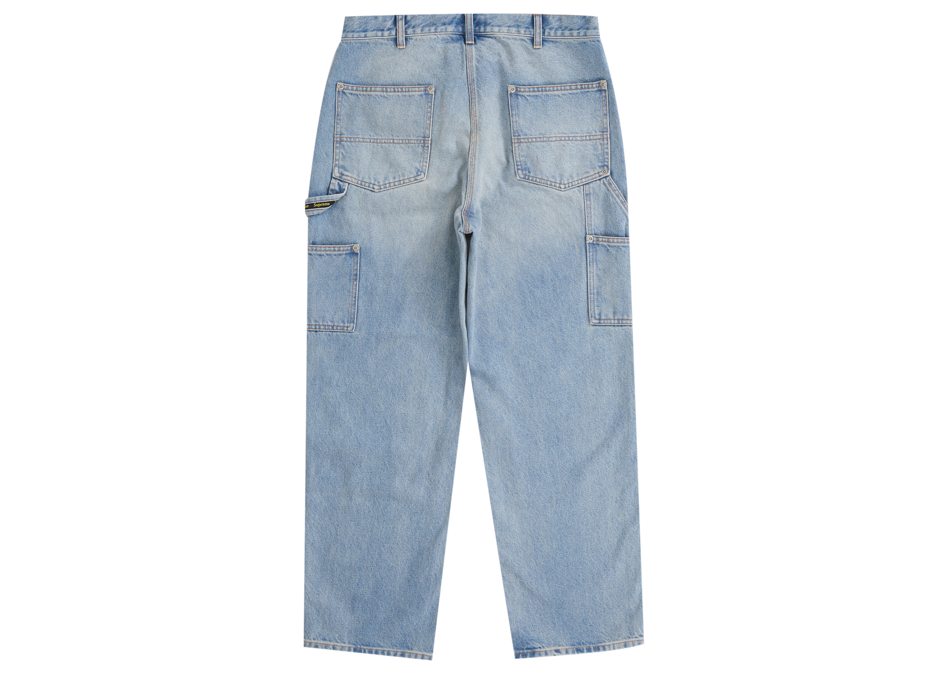 Supreme Double Knee Painter Pant (SS23) Washed Blue Men's - SS23 - US