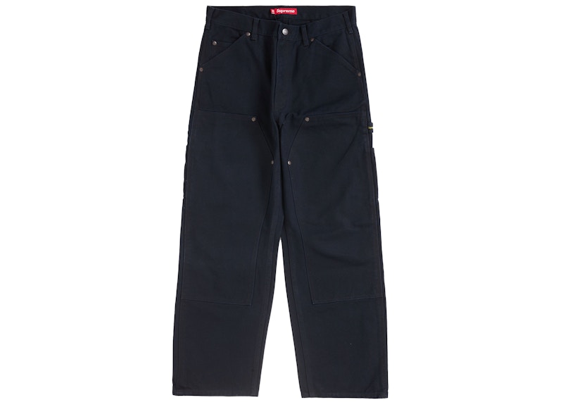 Supreme MM6 Maison Margiela Foil Double Knee Painter Pant Black 