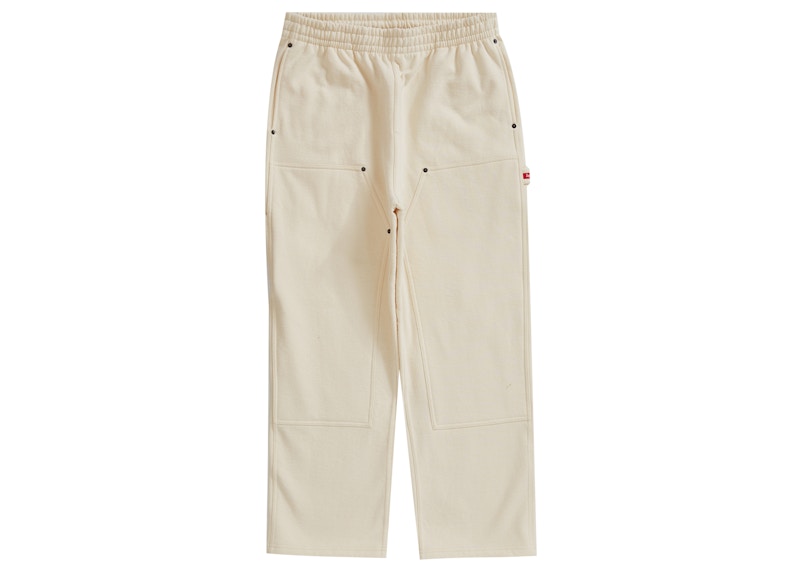 Supreme Double Knee Painter Sweatpant Natural Men's - SS23 - GB