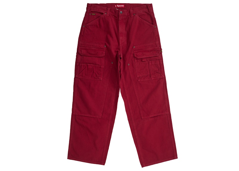 Supreme Double Knee Utility Pant Red