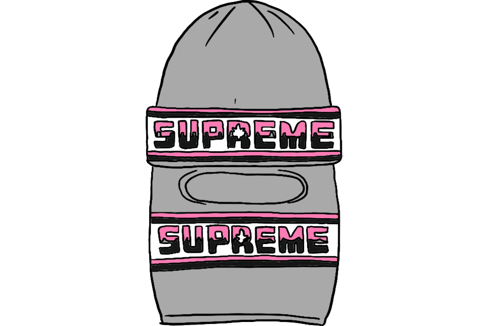 Supreme Double Logo Facemask Beanie