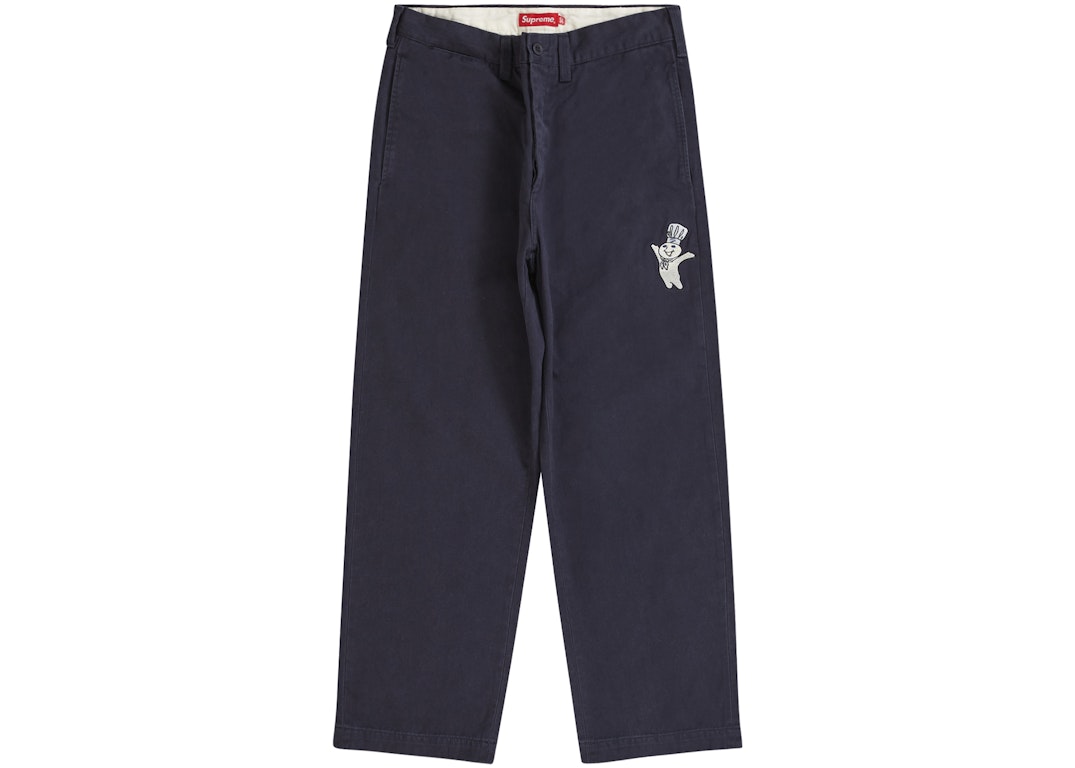Pre-owned Supreme Doughboy Chino Pant Navy