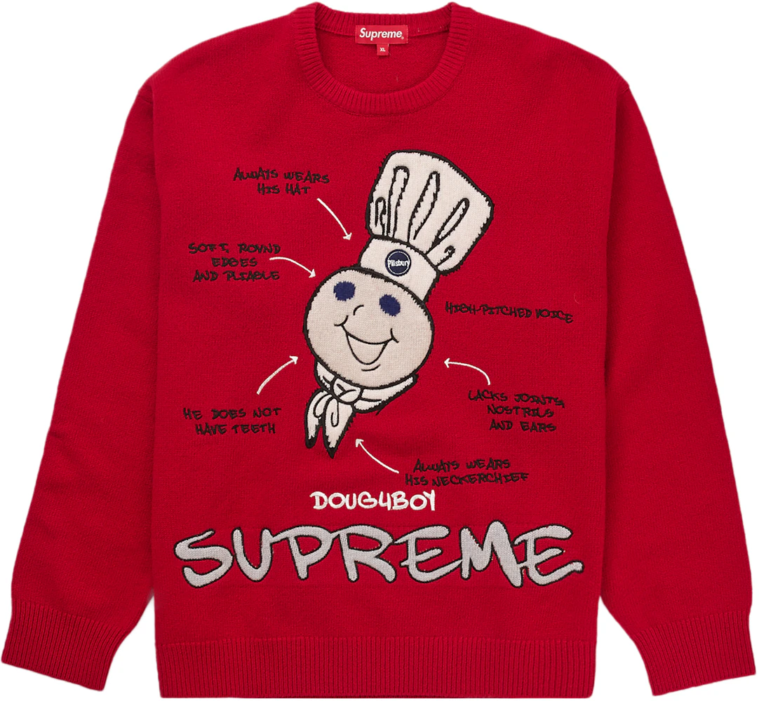 New Supreme NY World Famous Red Sweatshirt. Size L 🔥🔥 OFFER