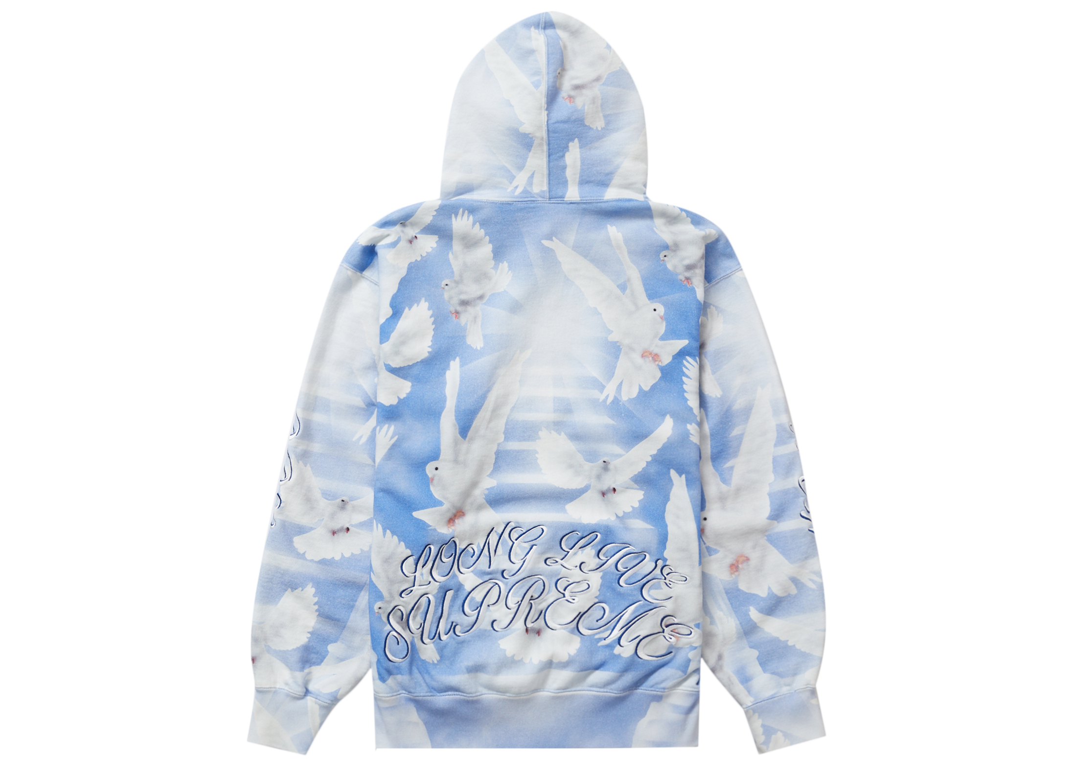 Supreme Doves Hooded Sweatshirt (SS22) Blue Men's - SS22 - US