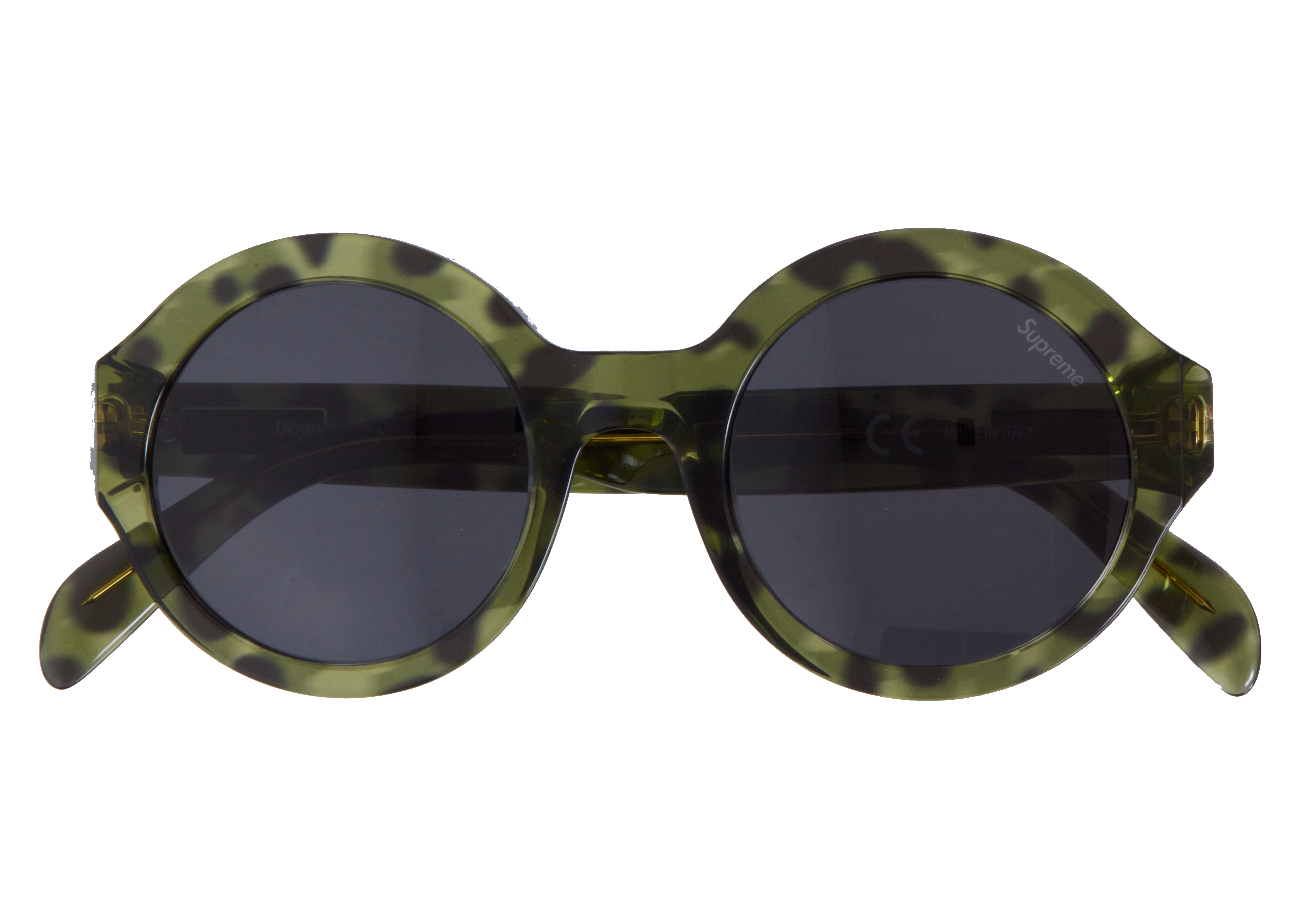 Supreme Downtown Sunglasses Green Tortoise - SS21 - JP