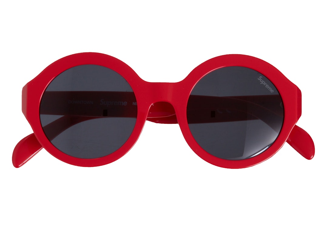 Pre-owned Supreme Downtown Sunglasses Red