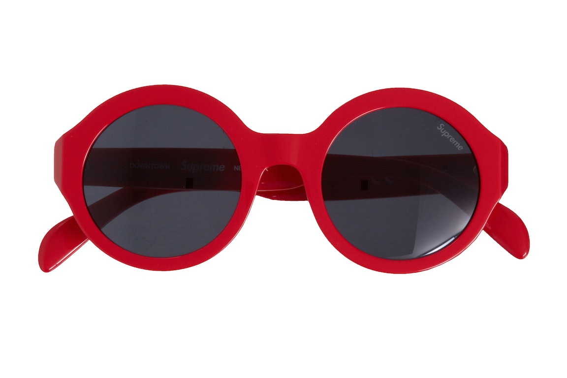 Pre-owned Supreme Downtown Sunglasses Red