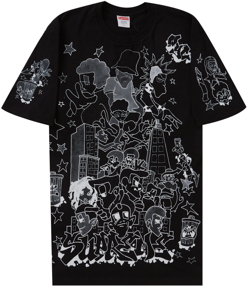 Supreme Downtown Tee All cotton classic Supreme t-shirt with