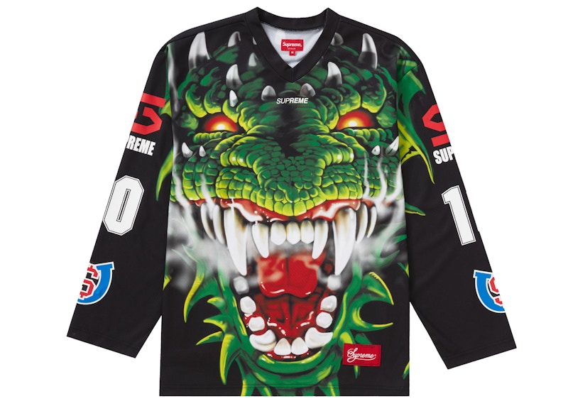 Supreme Dragon Hockey Jersey Black Men's - FW20 - US