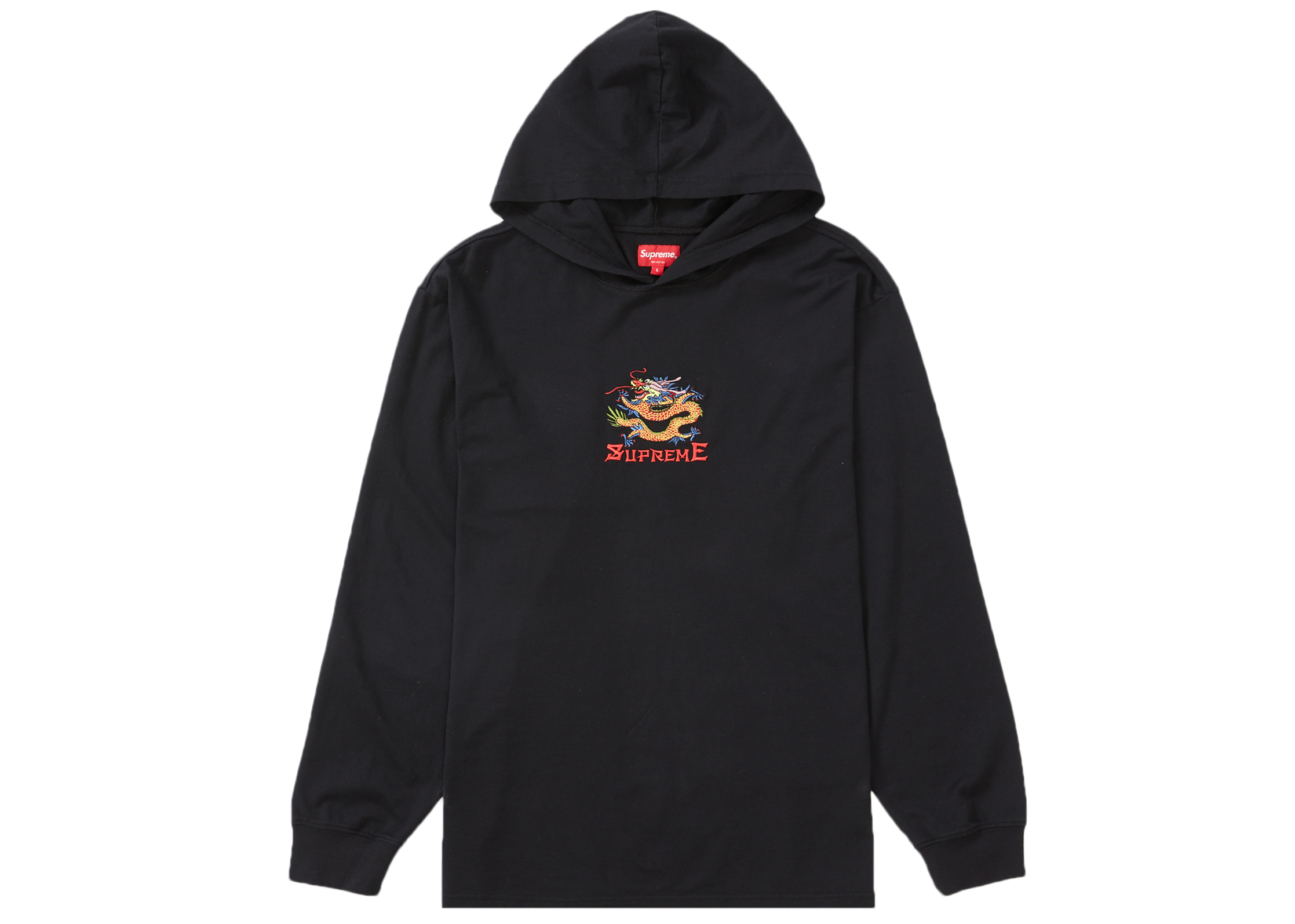 Supreme Layered Hooded L/S Top (SS24) Black メンズ - SS24 - JP