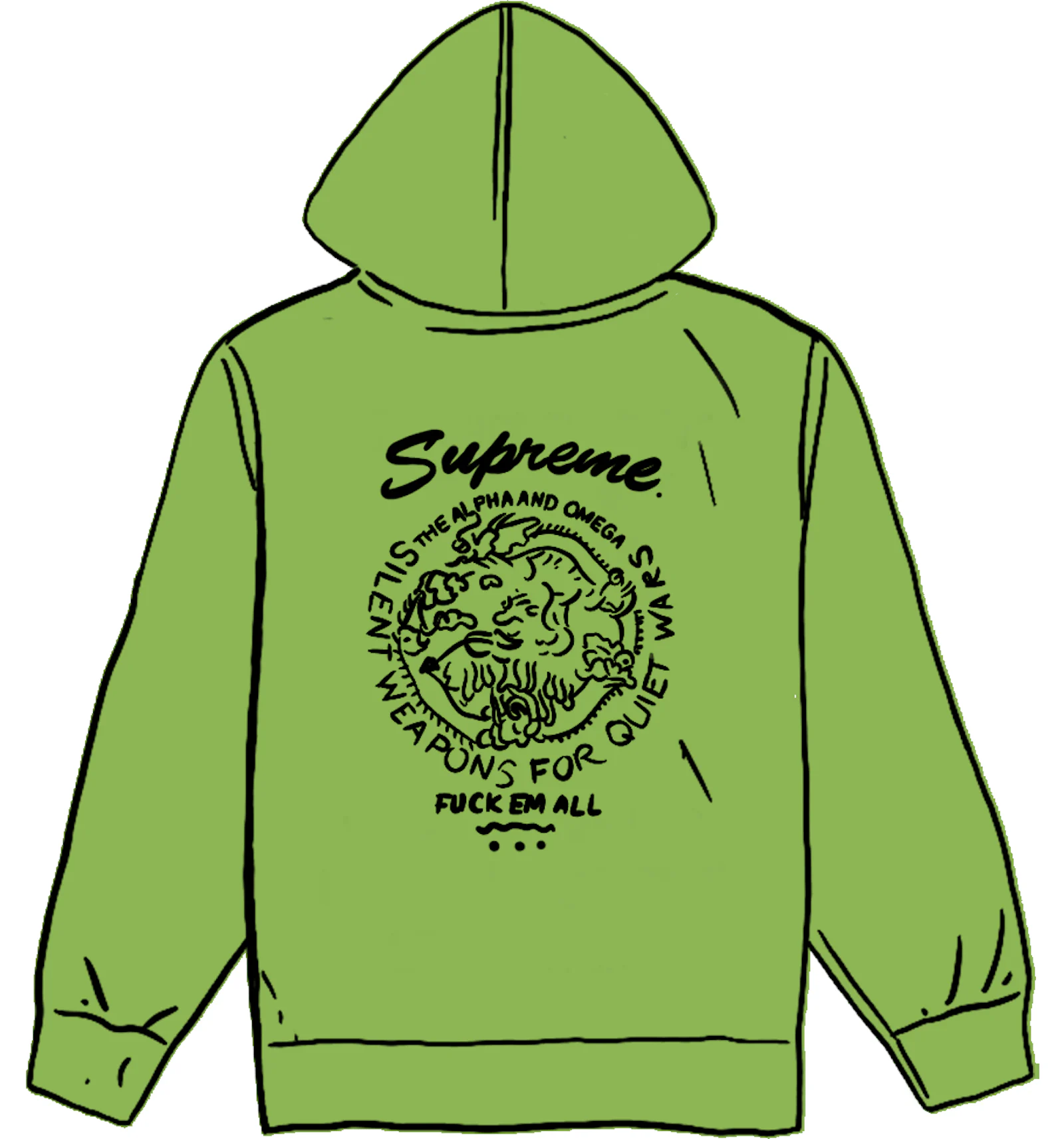 Supreme dragon hoodie best sale