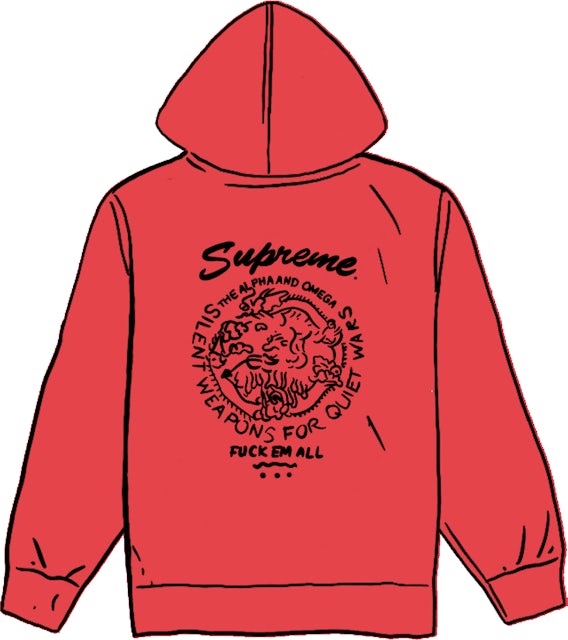 Supreme Dragon Overdyed HoodedSweatshirt