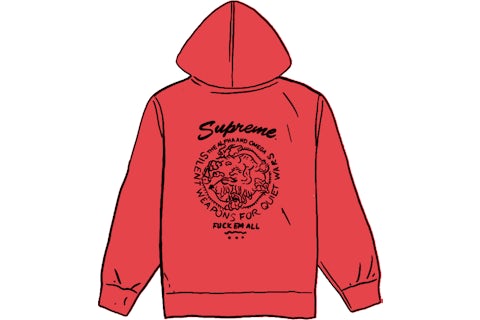 Supreme Dragon Overdyed Hooded Sweatshirt Red Men's - SS20 - US Supreme Dragon Overdyed Hooded Sweatshirt Red Men's - SS20 - US