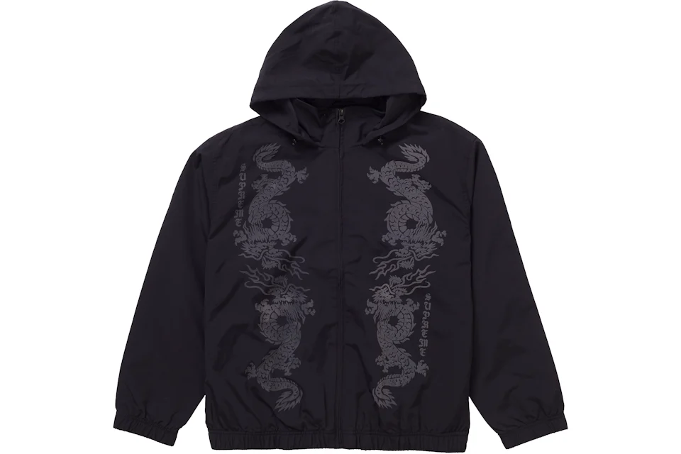 Supreme Dragon Track Jacket Black Men's - SS21 - US