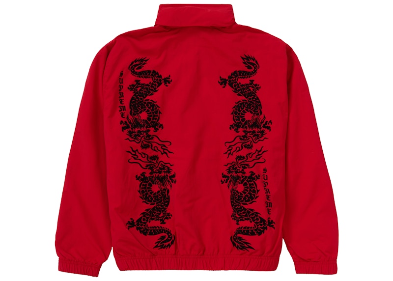 Supreme Dragon Track Jacket Red Men's - SS21 - US