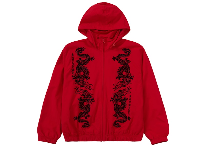 Supreme Dragon Track Jacket Red - SS21 - US