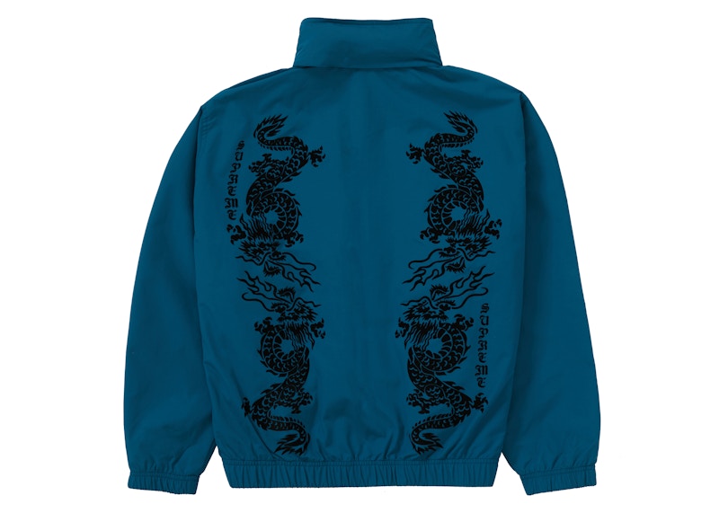 Supreme Dragon Track Jacket Teal