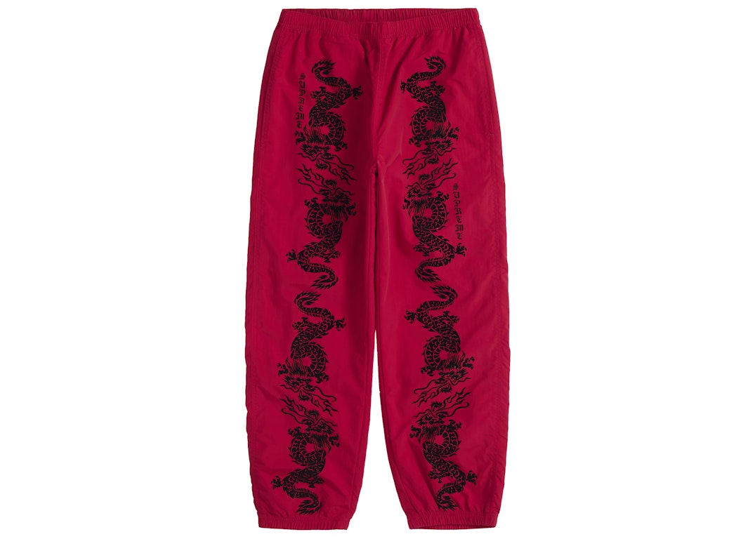 Pre-owned Supreme Dragon Track Pant Red