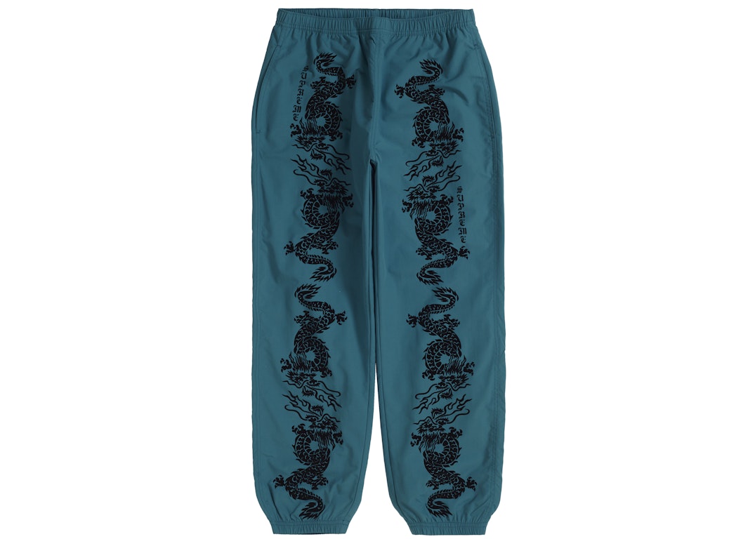 Pre-owned Supreme Dragon Track Pant Teal