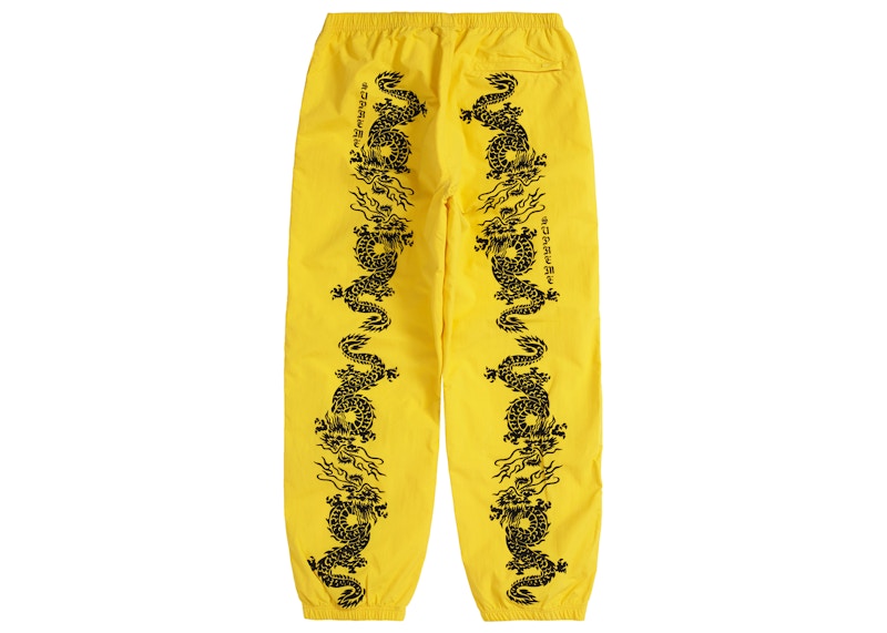 Supreme Dragon Track Pant Yellow Men's - SS21 - US