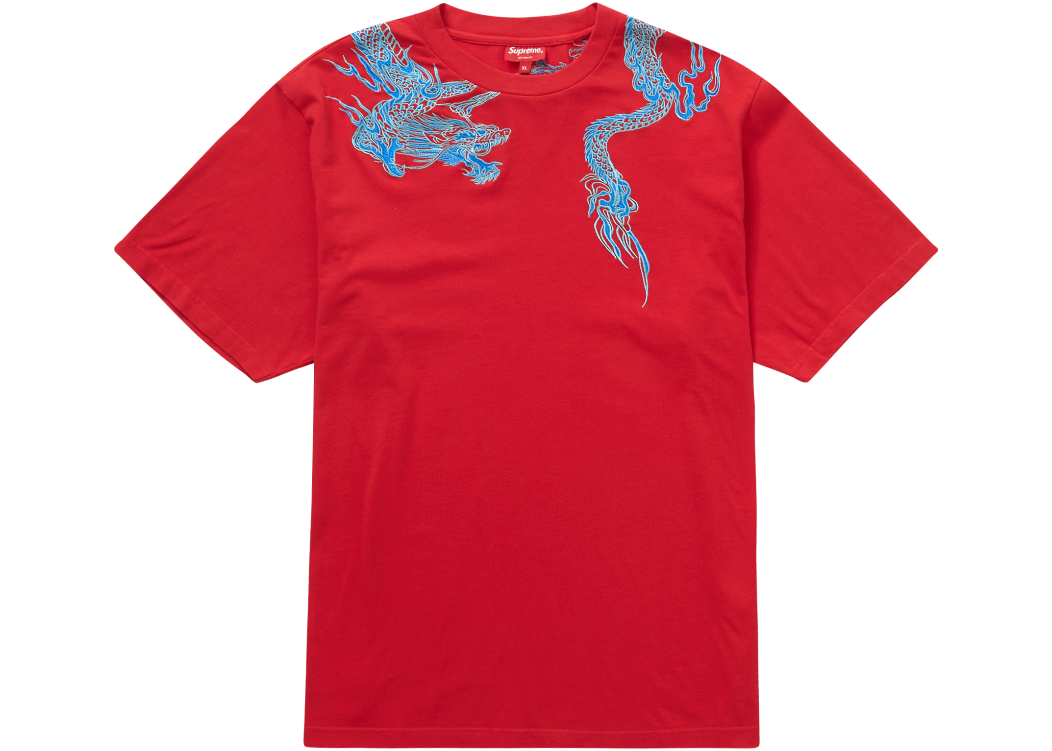Supreme Dragon Wrap S/S Top Red