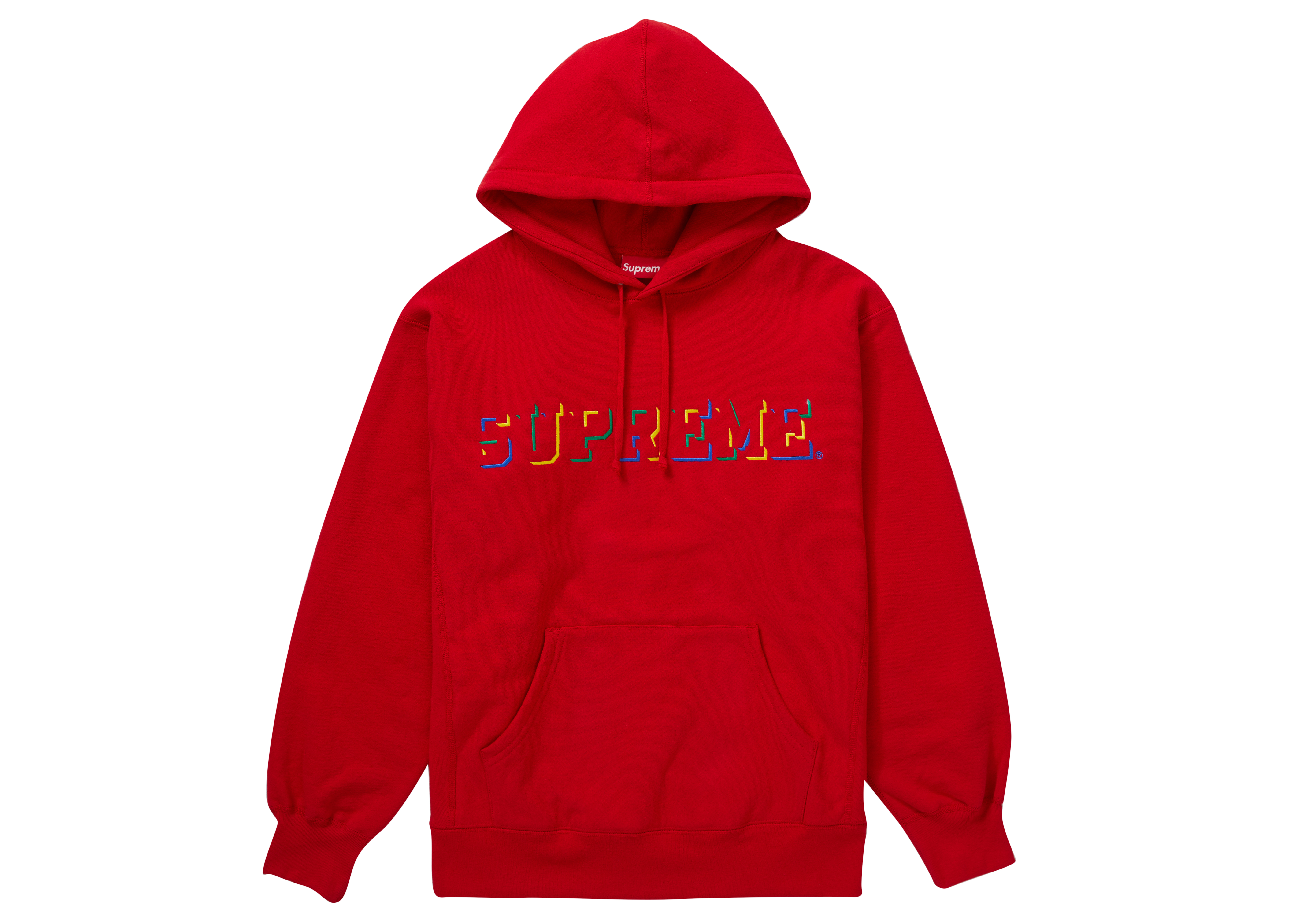 supreme”Drop Shadow  Hooded Sweatshirt”
