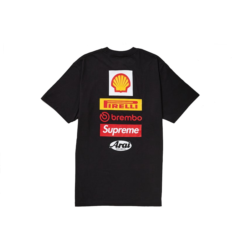 Supreme Ducati Logo Tee Black Men's SS24 GB