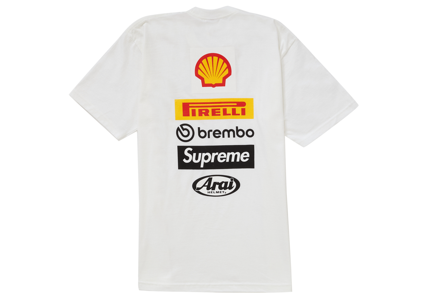 Supreme Ducati Logo Tee White