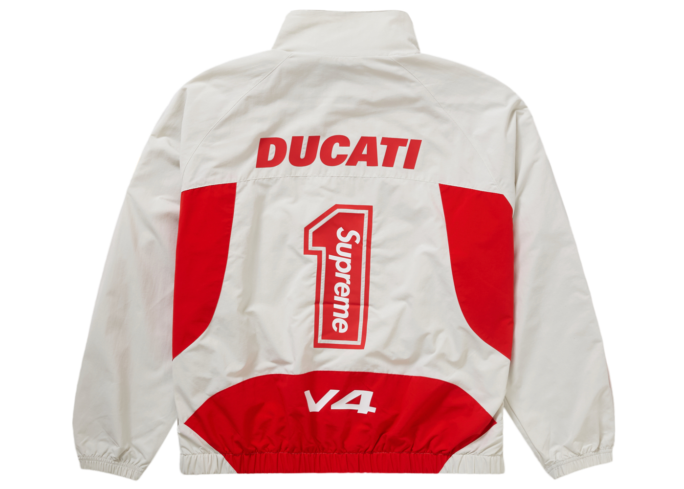 Supreme Ducati Track Jacket Light Grey Men's - SS24 - US