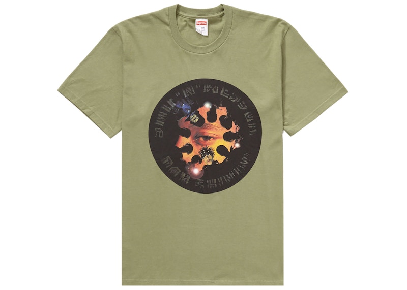 Supreme Dah Shinin' Tee Light Olive Men's - FW22 - US