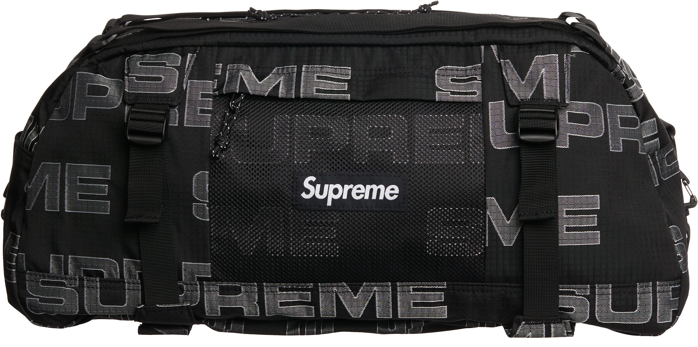 Supreme Duffle Bag Black - FW17 - US