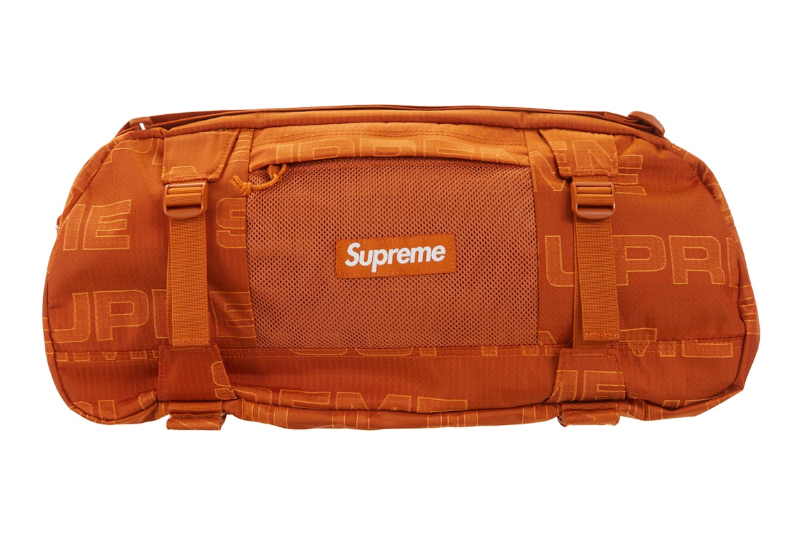 Pre-owned Supreme Duffle Bag (fw21) Orange