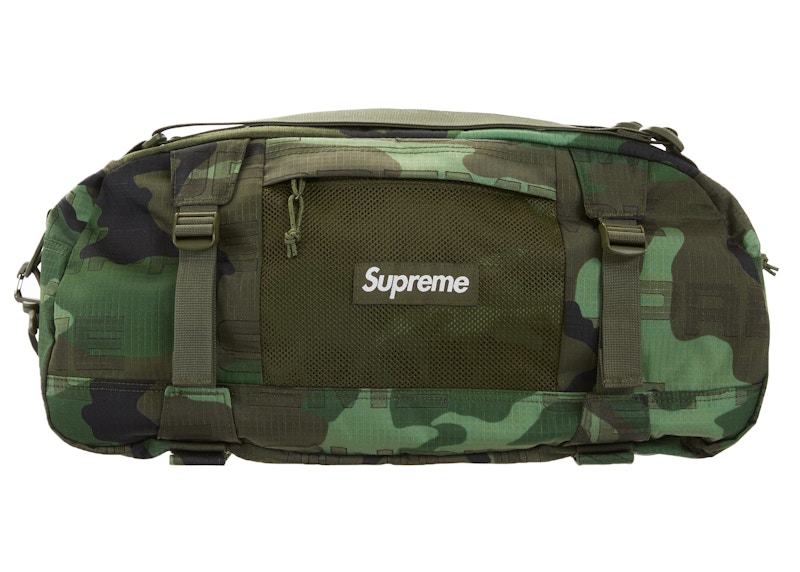 Supreme 18SS Duffle Bag Woodland Camo