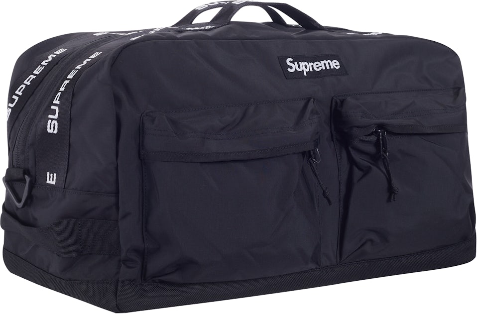 Supreme New York Duffle Bag Black SS22 Brand New!