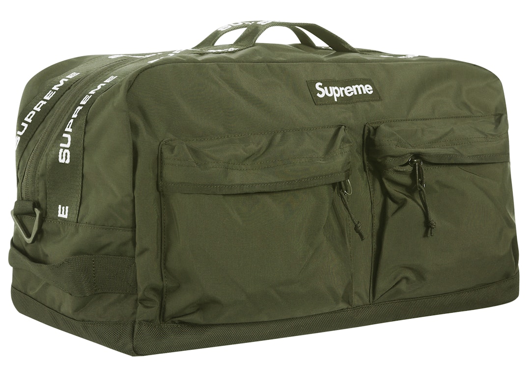 Pre-owned Supreme Duffle Bag (fw22) Olive