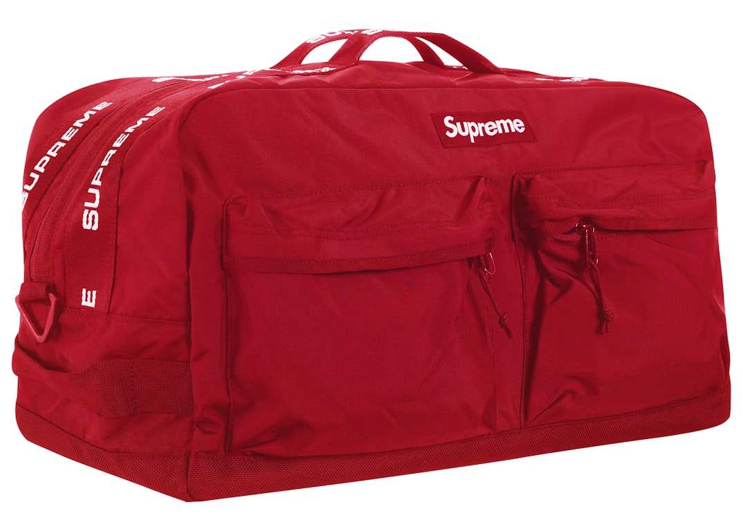 Pre-owned Supreme Duffle Bag (fw22) Red