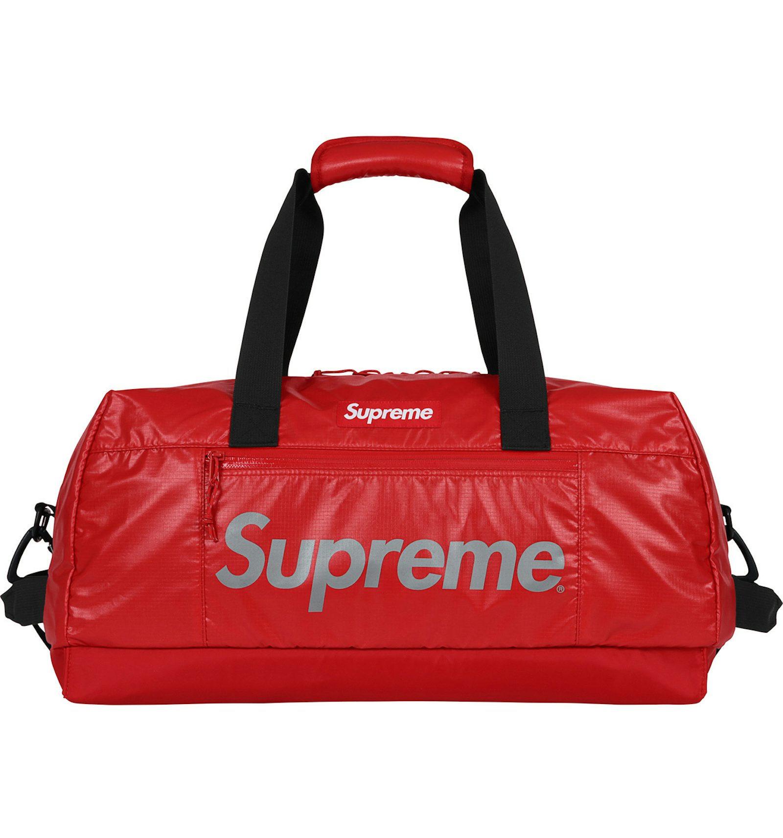 Supreme red leather duffle bag Clearance